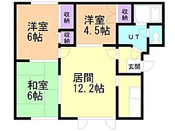 間取図画像 3LDK