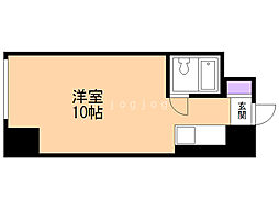 ライオンズマンション幌平橋 ワンルームの間取図画像