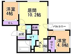 物件の間取り
