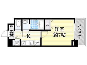 大阪府池田市槻木町（賃貸マンション1K・3階・25.04㎡） その2