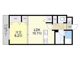 シャーメゾンルシエル  ｜ 大阪府豊中市螢池南町２丁目（賃貸アパート1LDK・2階・40.00㎡） その2