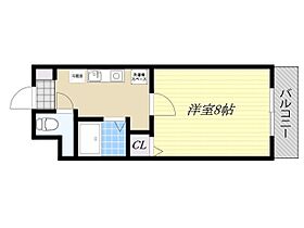 大阪府吹田市江坂町１丁目（賃貸マンション1K・8階・24.03㎡） その2