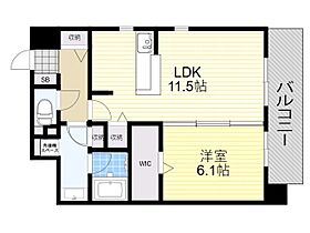 大阪府豊中市寺内１丁目（賃貸マンション1LDK・7階・47.02㎡） その2