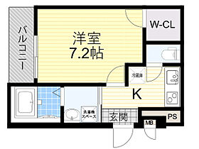 大阪府吹田市寿町２丁目19番20号（賃貸アパート1K・2階・27.36㎡） その2