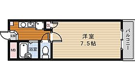 大阪府箕面市箕面５丁目13番33号（賃貸マンション1K・5階・21.00㎡） その2