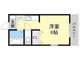 大阪府池田市住吉１丁目4番12号（賃貸マンション1K・4階・24.99㎡） その2