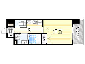 大阪府豊中市螢池西町２丁目16番31号（賃貸マンション1K・7階・25.80㎡） その2