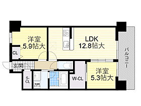 大阪府池田市石橋１丁目（賃貸マンション2LDK・2階・60.00㎡） その2