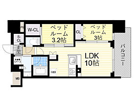 大阪府大阪市淀川区宮原５丁目8番（賃貸マンション2LDK・11階・40.31㎡） その2