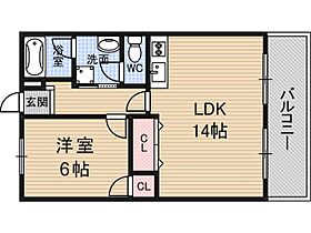 大阪府大阪市淀川区西中島３丁目8番10号（賃貸マンション1LDK・5階・44.55㎡） その2