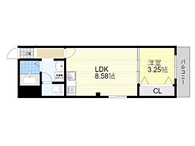 大阪府豊中市本町３丁目（賃貸アパート1LDK・3階・36.29㎡） その2