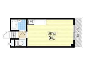 大阪府箕面市粟生新家２丁目（賃貸マンション1R・2階・20.00㎡） その2