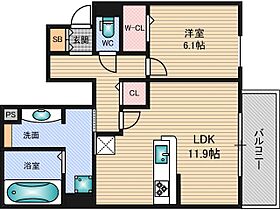 大阪府大阪市東淀川区豊里３丁目（賃貸アパート1LDK・1階・49.05㎡） その2