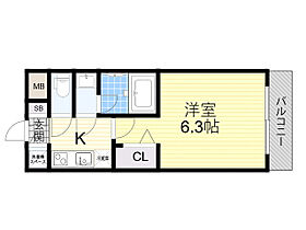 大阪府大阪市淀川区東三国６丁目23番16号（賃貸マンション1K・13階・21.78㎡） その2