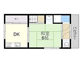 大阪府豊中市螢池南町１丁目（賃貸タウンハウス1DK・2階・25.00㎡） その2