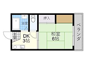 大阪府箕面市粟生間谷東５丁目（賃貸アパート1K・2階・20.00㎡） その2