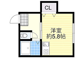 大阪府豊中市原田元町２丁目（賃貸マンション1K・1階・16.80㎡） その2