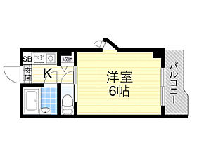 大阪府大阪市東淀川区上新庄２丁目（賃貸マンション1K・4階・15.68㎡） その2