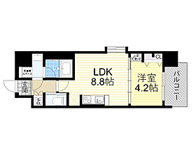 大阪府大阪市東淀川区西淡路１丁目（賃貸マンション1LDK・5階・33.46㎡） その2