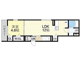 大阪府豊中市螢池北町１丁目6番（賃貸アパート1LDK・2階・40.46㎡） その2