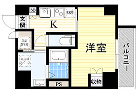 大阪府吹田市片山町４丁目1番15号（賃貸マンション1K・4階・26.31㎡） その2