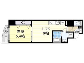 大阪府吹田市垂水町３丁目（賃貸マンション1LDK・5階・33.57㎡） その2