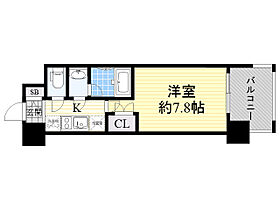 大阪府吹田市豊津町2番9号（賃貸マンション1K・11階・24.73㎡） その2