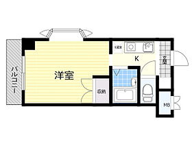 大阪府豊中市螢池中町１丁目6番10号（賃貸マンション1K・2階・20.40㎡） その2