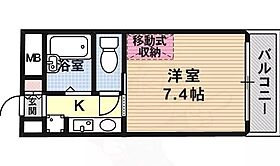 大阪府吹田市元町（賃貸マンション1K・6階・21.84㎡） その2