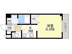 兵庫県川西市出在家町（賃貸マンション1K・4階・27.65㎡） その2