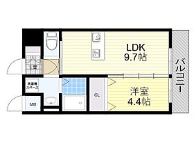 大阪府吹田市金田町（賃貸マンション1LDK・3階・36.90㎡） その2