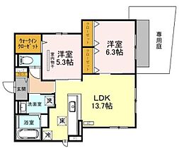 大阪府池田市石橋１丁目19番（賃貸アパート2LDK・1階・60.52㎡） その2