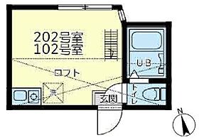 神奈川県横浜市西区境之谷（賃貸アパート1R・1階・13.87㎡） その2