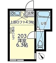 神奈川県横浜市神奈川区神奈川2丁目（賃貸アパート1R・2階・12.49㎡） その2