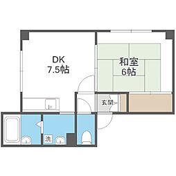 間取図画像 1DK