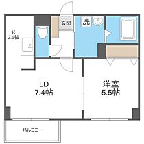 北海道札幌市中央区南六条西13丁目（賃貸マンション1LDK・6階・37.23㎡） その2