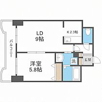 北海道札幌市中央区南十一条西6丁目2-16（賃貸マンション1LDK・2階・39.07㎡） その2