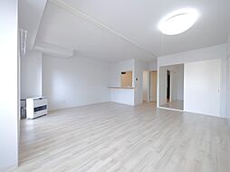 札幌市営東豊線 豊平公園駅 徒歩4分の賃貸マンション 5階1LDKのリビング/ダイニング