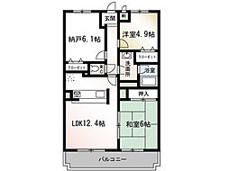 マイメゾン湘南十番館 3LDKの間取図画像