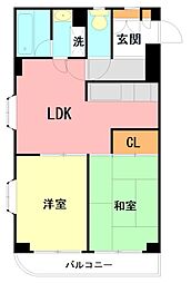 間取図画像 2DK