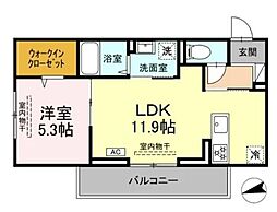 間取図画像 1LDK