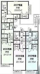 ガーデンハイツ森本 1Kの間取図画像
