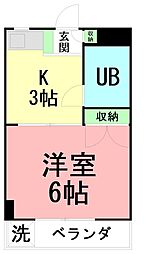 間取図画像 1K