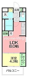 間取図画像 1LDK