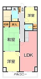 間取図画像 2SLDK
