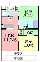 間取図画像 1SLDK