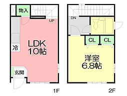 ARIELENA 1LDKの間取図画像