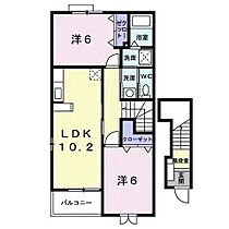 ビエン・ベニードＡ  ｜ 佐賀県佐賀市巨勢町大字牛島（賃貸アパート2LDK・2階・57.02㎡） その2