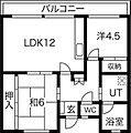 井上マンション2階4.8万円
