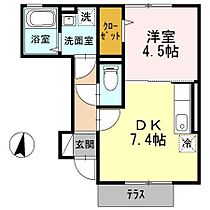 リヴェール　B棟  ｜ 佐賀県佐賀市高木瀬西４丁目（賃貸アパート1DK・1階・32.44㎡） その2